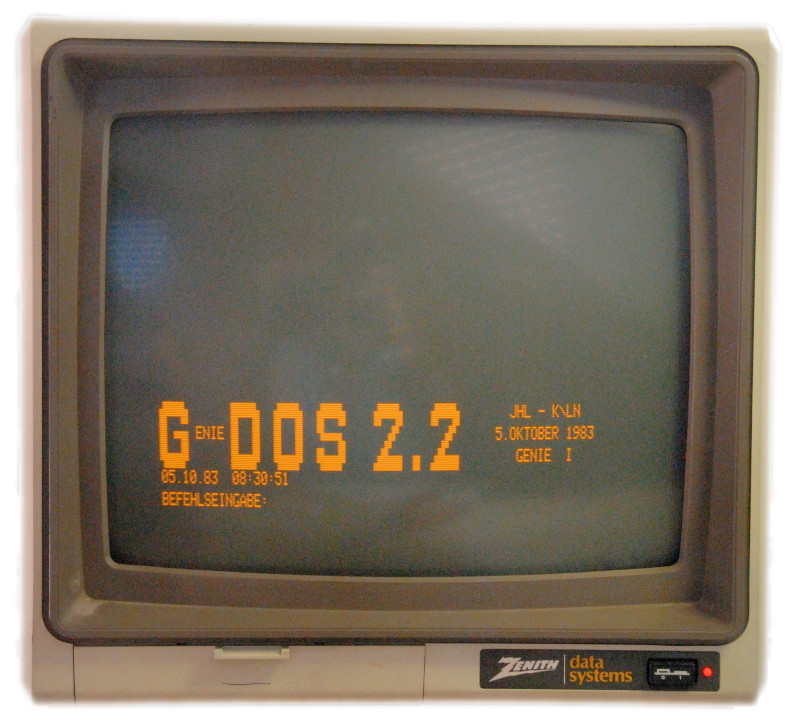 G-DOS 2.2 Bootmeldung